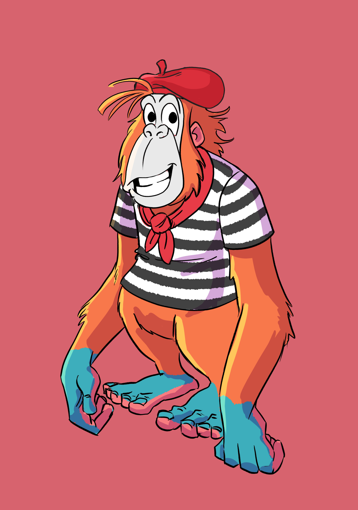 Mime man